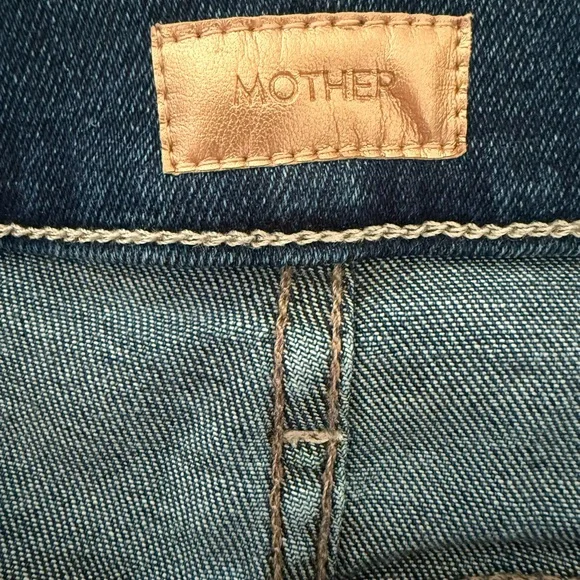 MOTHER ”Lil Doozy Fray”jeans in “Scorching Hot” ✨NWT✨ size 27 - Picture 6 of 10